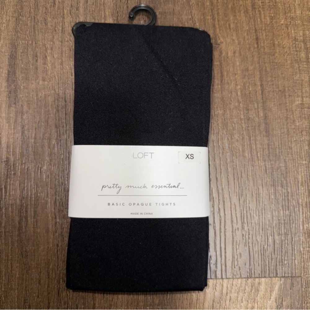 Brand new! Loft Basic Opaque Tights Black